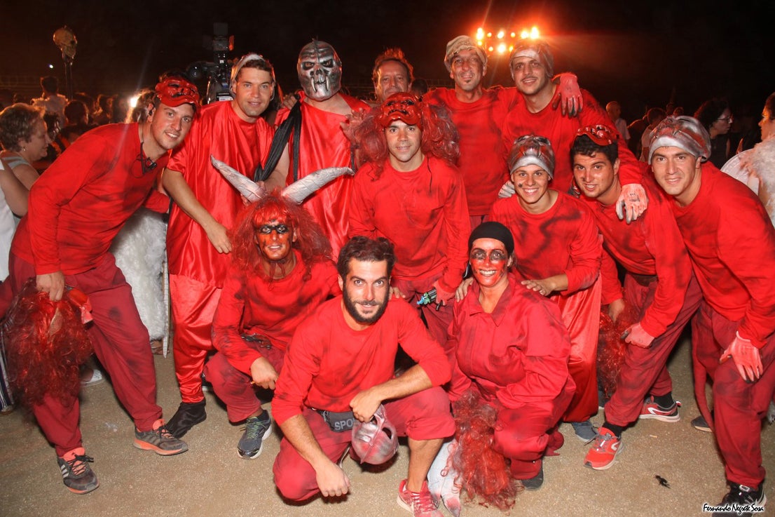 Imágenes del espectáculo de la Fuga de la Diabla celebrado en Valverde de Leganés (17-08-2019)