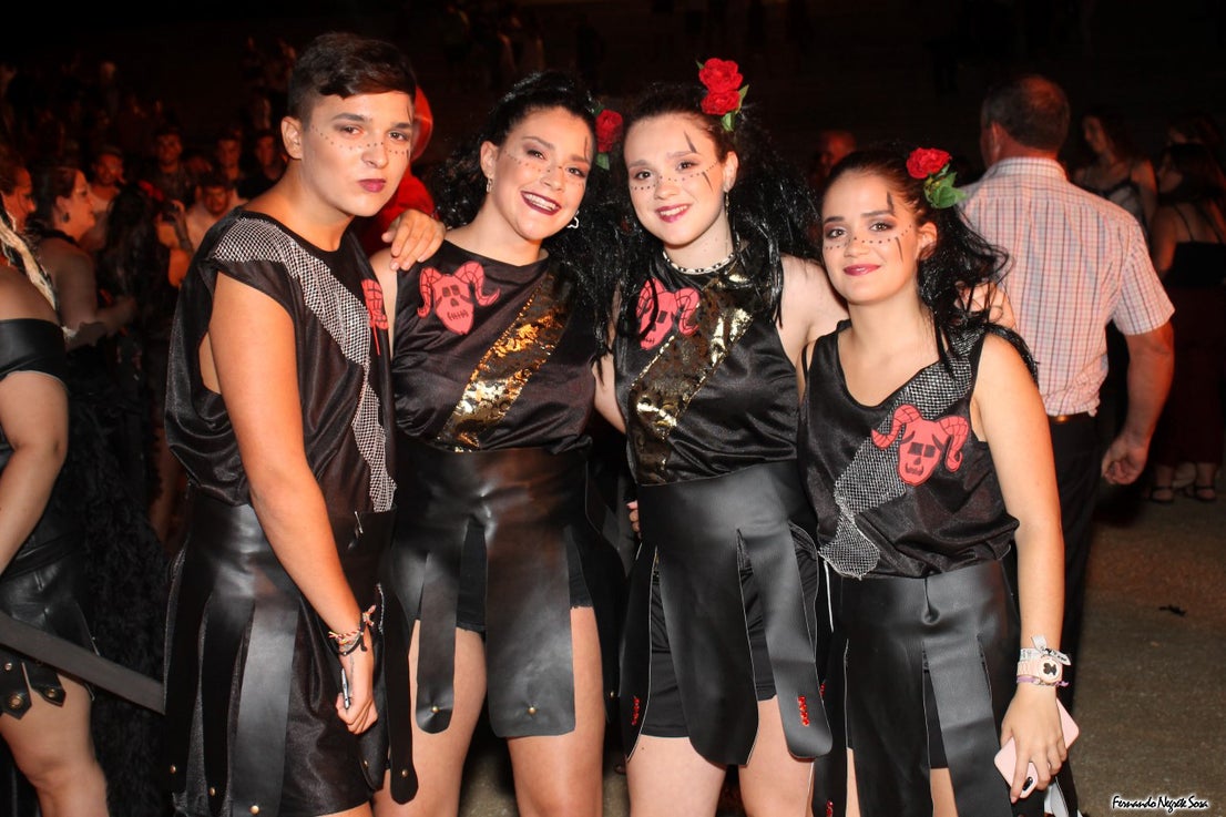 Imágenes del espectáculo de la Fuga de la Diabla celebrado en Valverde de Leganés (17-08-2019)