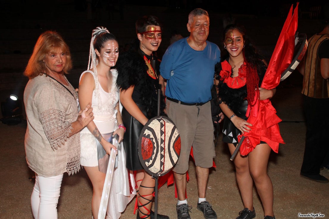 Imágenes del espectáculo de la Fuga de la Diabla celebrado en Valverde de Leganés (17-08-2019)