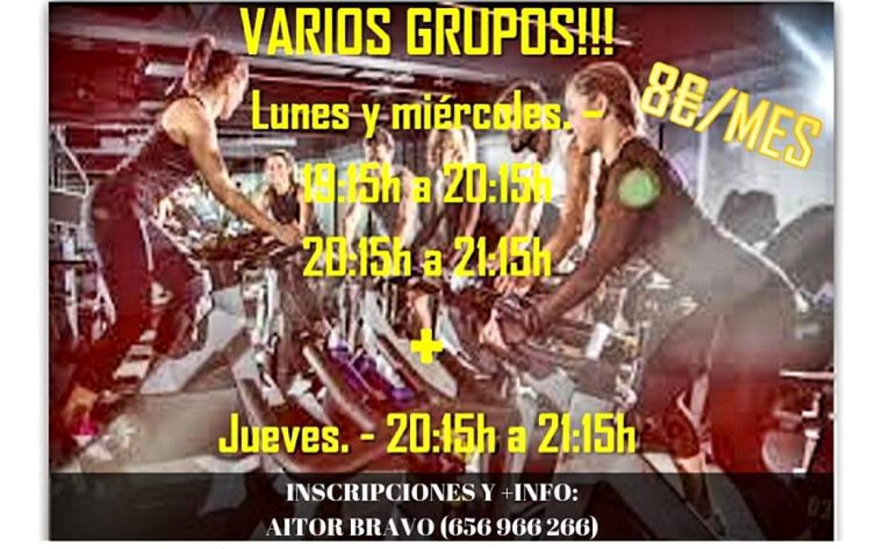 El lunes comienzan las clases de spinning