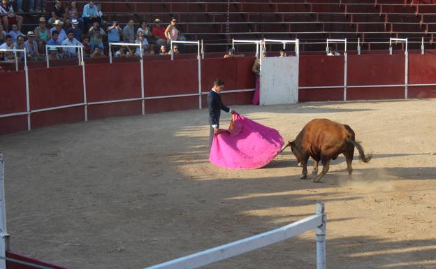 Chicuelina a pies juntos de Pintiado