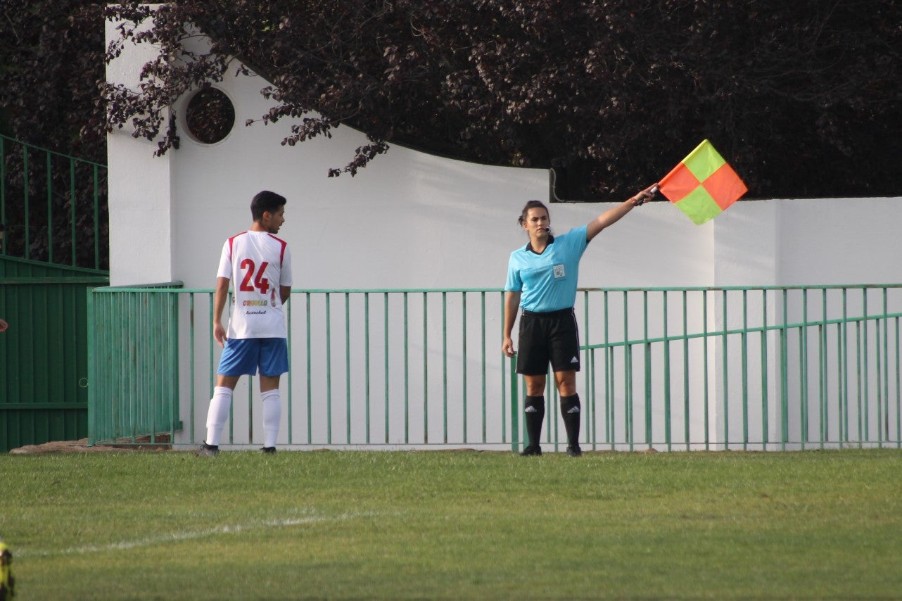 Algunas imágenes del encuentro de la quinta jornada de liga de Tercera División disputado en el Municipal de San Roque y que acabó en empate a cero. (22-09-2019)