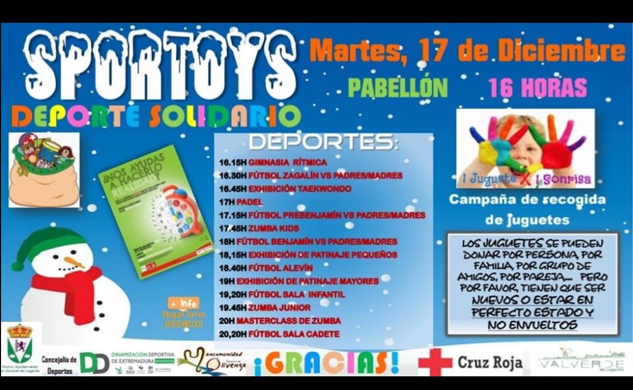 Este martes, Sportoys: deporte solidario