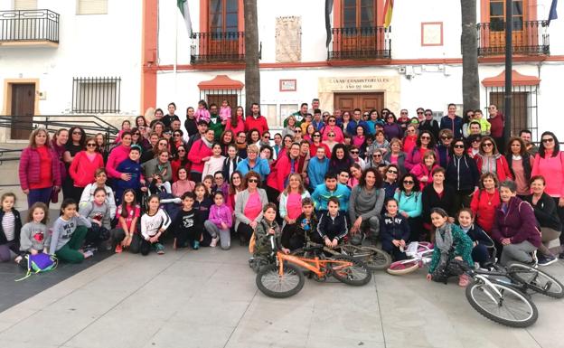 Concentración previa en la plaza de la Constitución