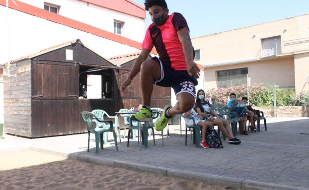 Imagen. Prueba del triple salto