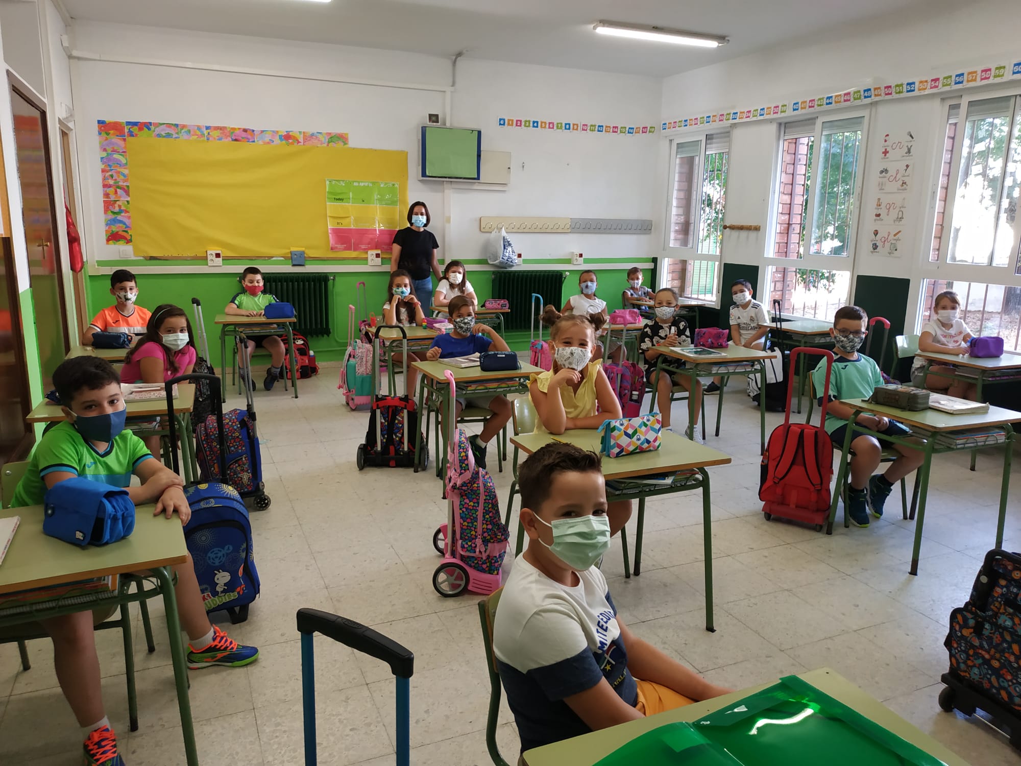 Fotos: Primer día en los centros educativos 2020