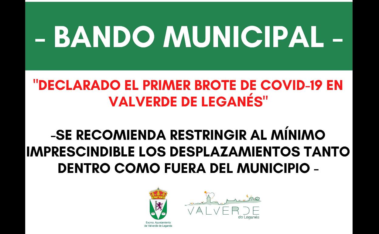 Declarado el primer brote en Valverde de Leganés
