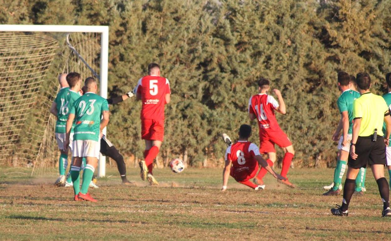 Momento del empate del Fuente de Cantos