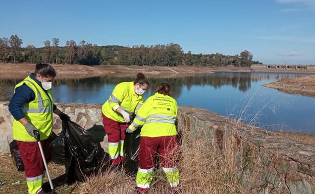 Imagen. Trabajos realizados en el Pantano