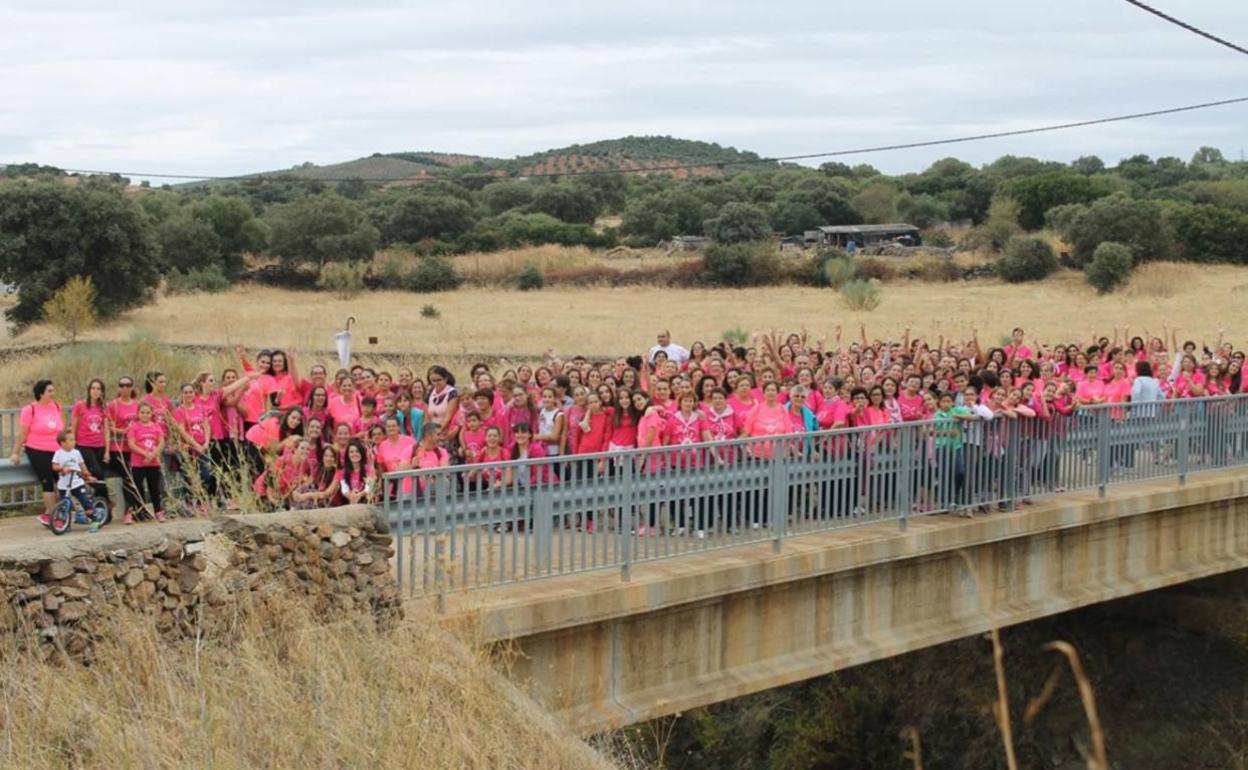 Marcha solidaria realizada en el 2016