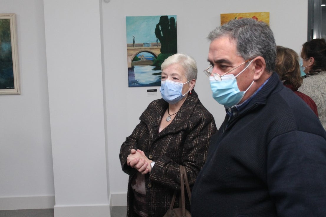 Fotos: Inauguración de la Exposición de Pintura de los Alumnos de Belén Rastrollo