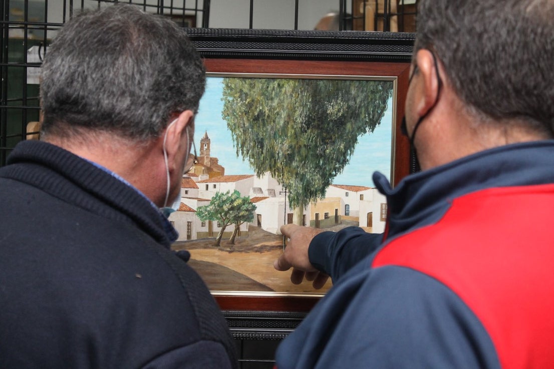 Fotos: Inauguración de la Exposición de Pintura de los Alumnos de Belén Rastrollo