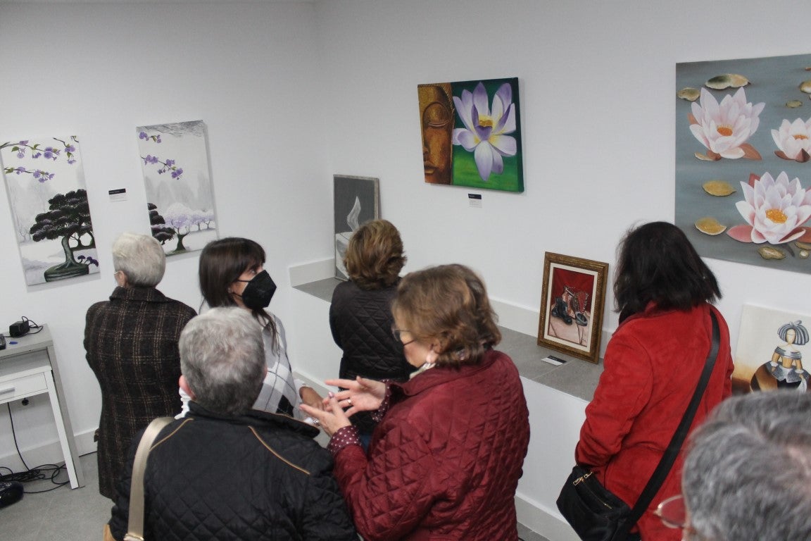 Fotos: Inauguración de la Exposición de Pintura de los Alumnos de Belén Rastrollo