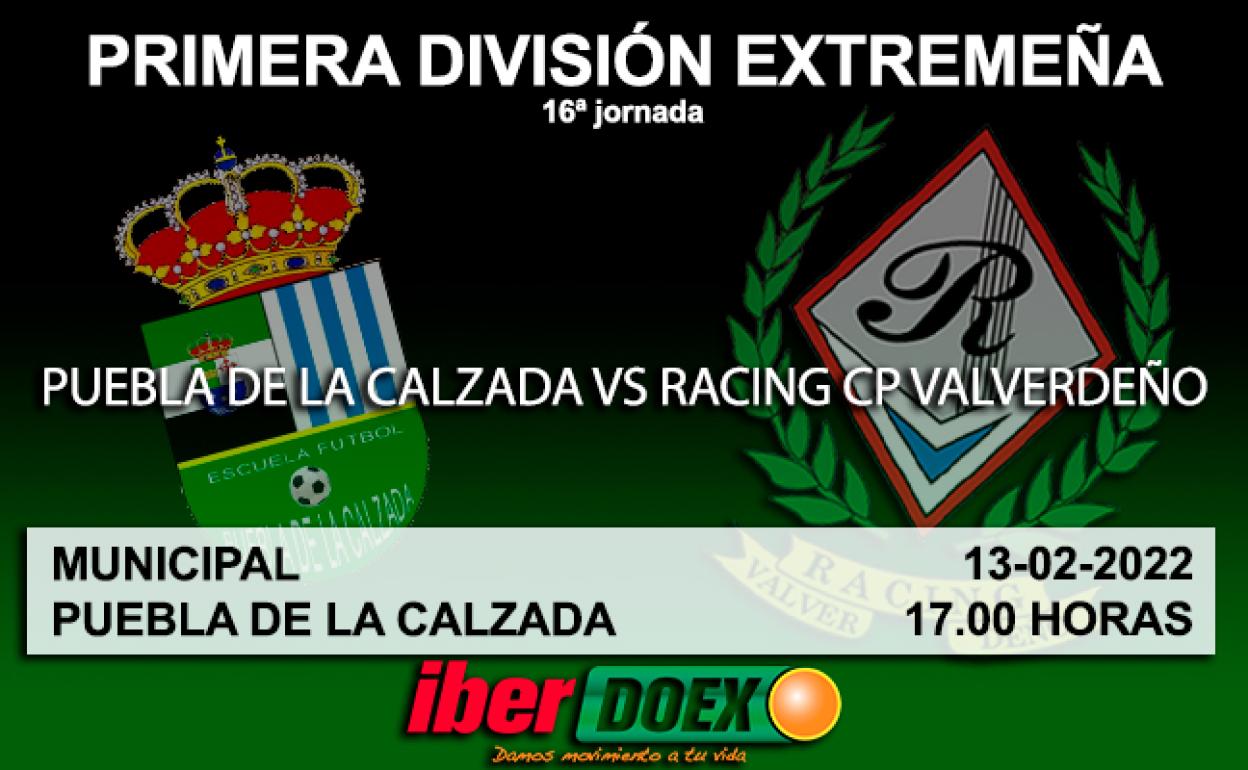 El Racing visita al Puebla de la Calzada
