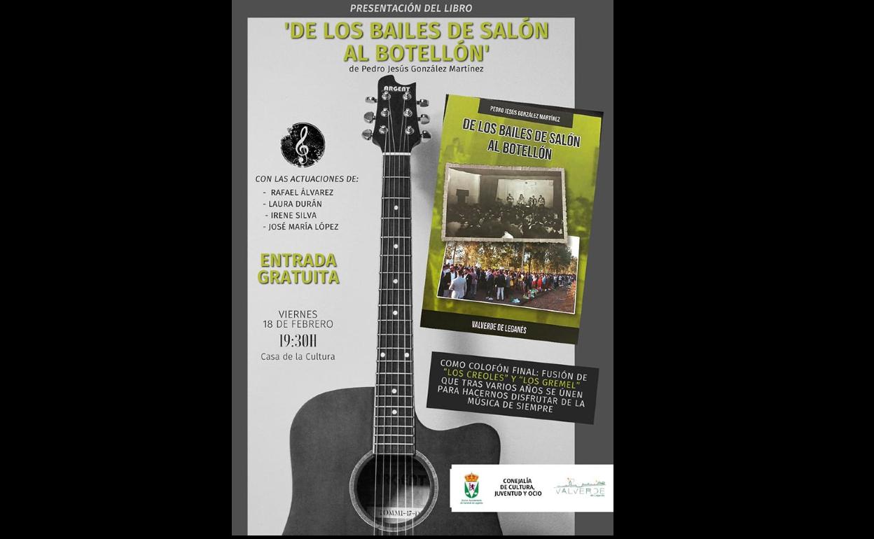 El vecino Pedro Jesús presenta su libro 'De los bailes de salón al botellón' este viernes