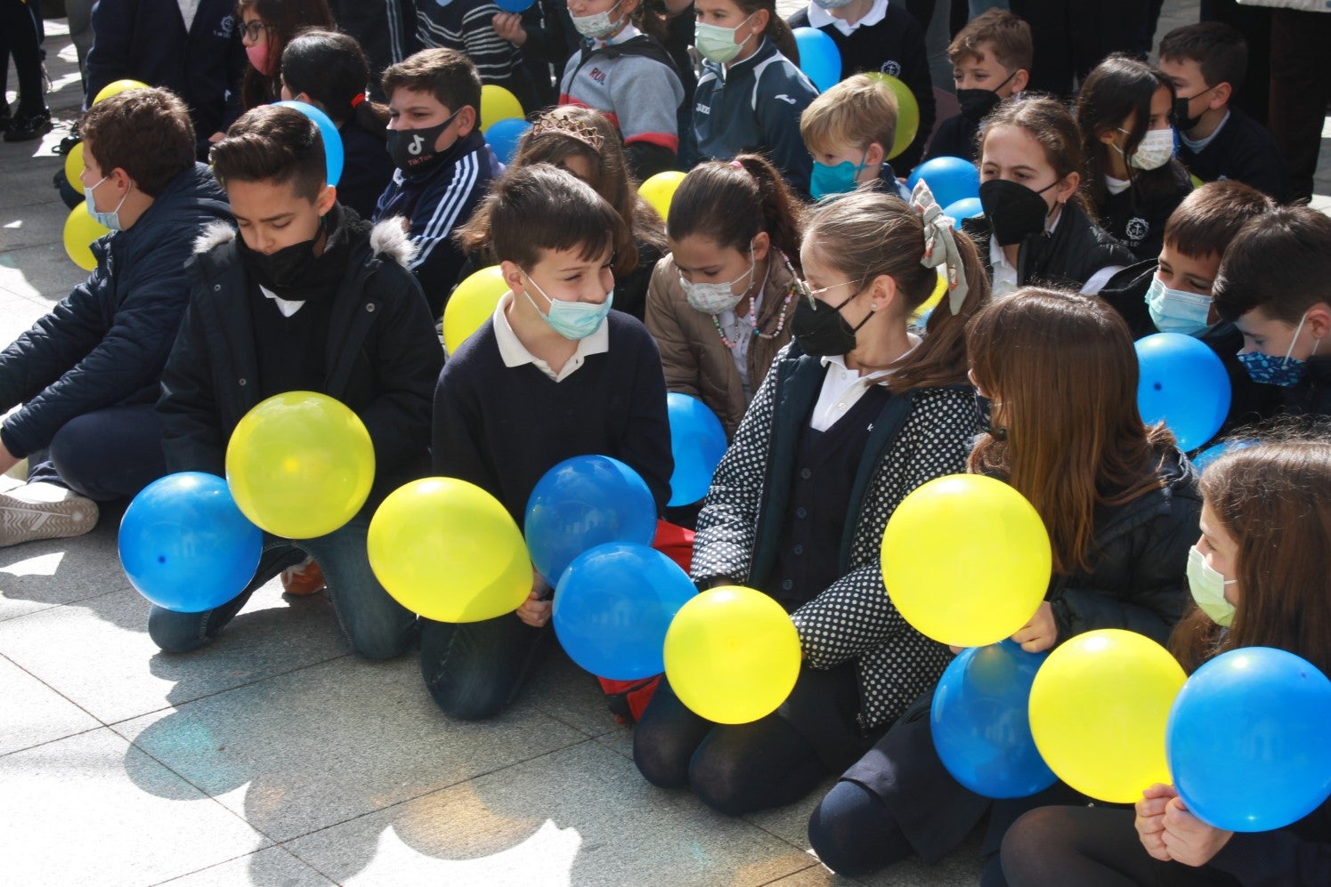 Fotos: Concentración en apoyo a Ucrania