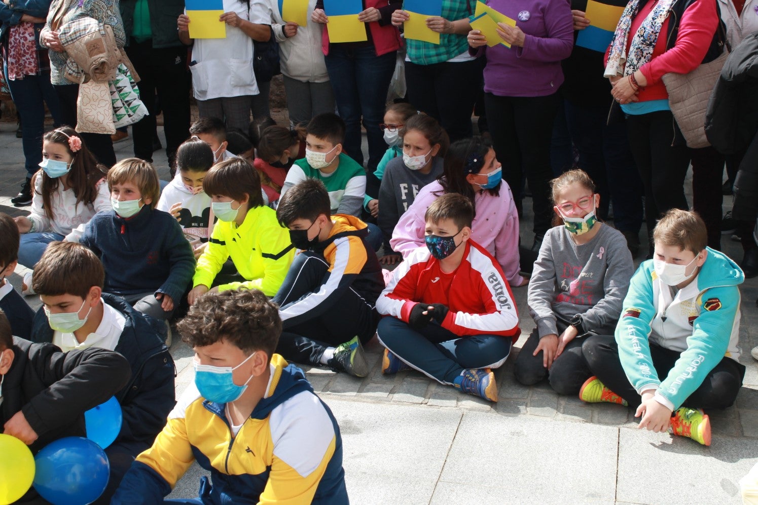 Fotos: Concentración en apoyo a Ucrania