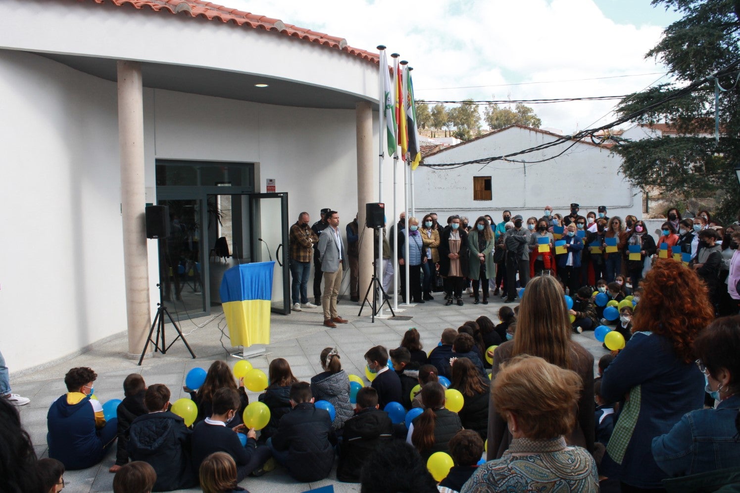 Fotos: Concentración en apoyo a Ucrania