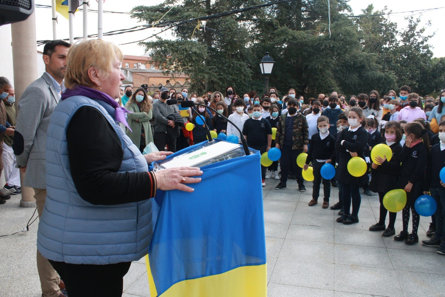 Fotos: Concentración en apoyo a Ucrania