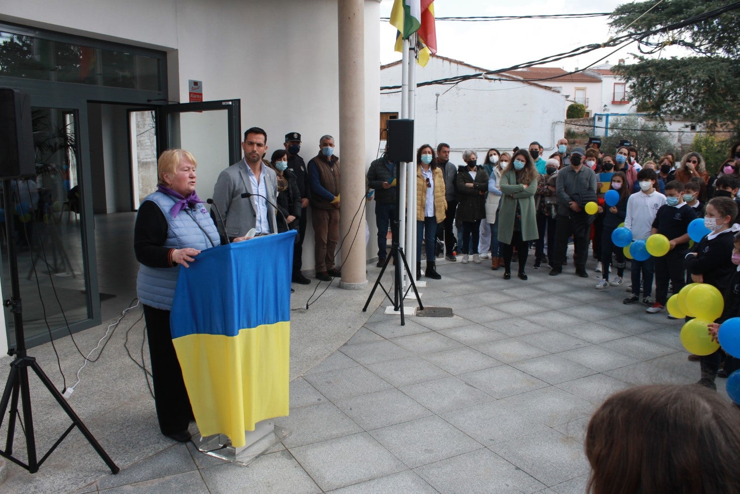 Fotos: Concentración en apoyo a Ucrania