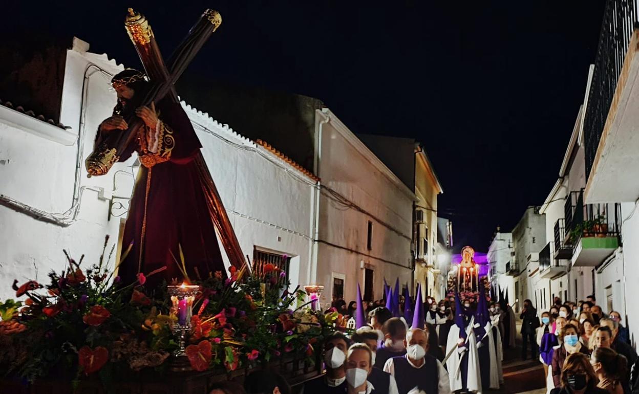 Procesión de Jesús Nazareno y Nuestra Señora de los Dolores el Miércoles Santo