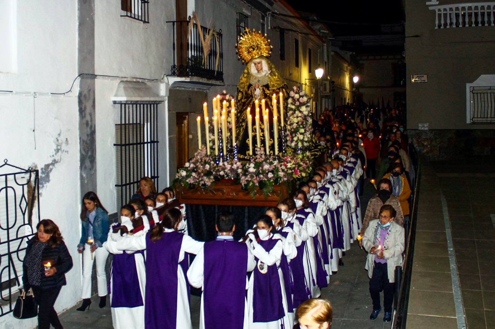 Fotos: Procesión del Silencio con la Nuestra Señora de la Soledad