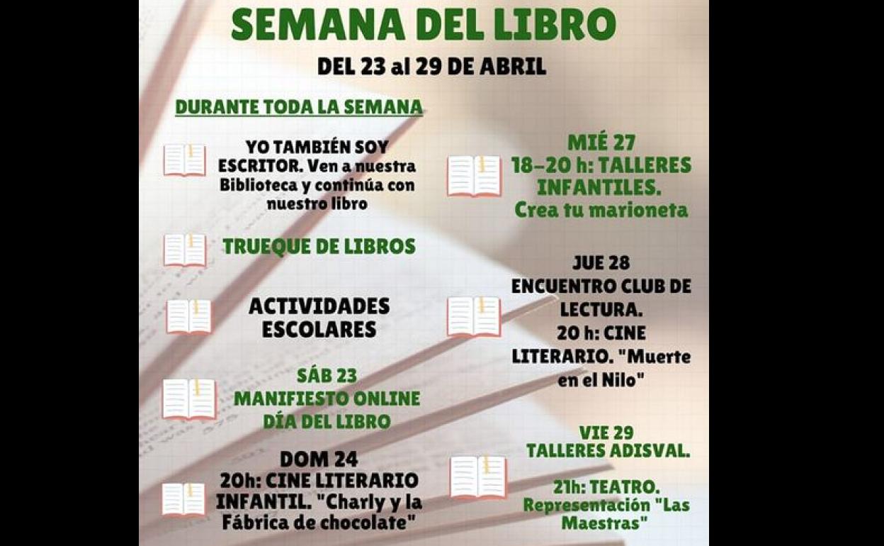 Semana del Libro: La Semana del Libro se alargará del 23 al 29 de abril