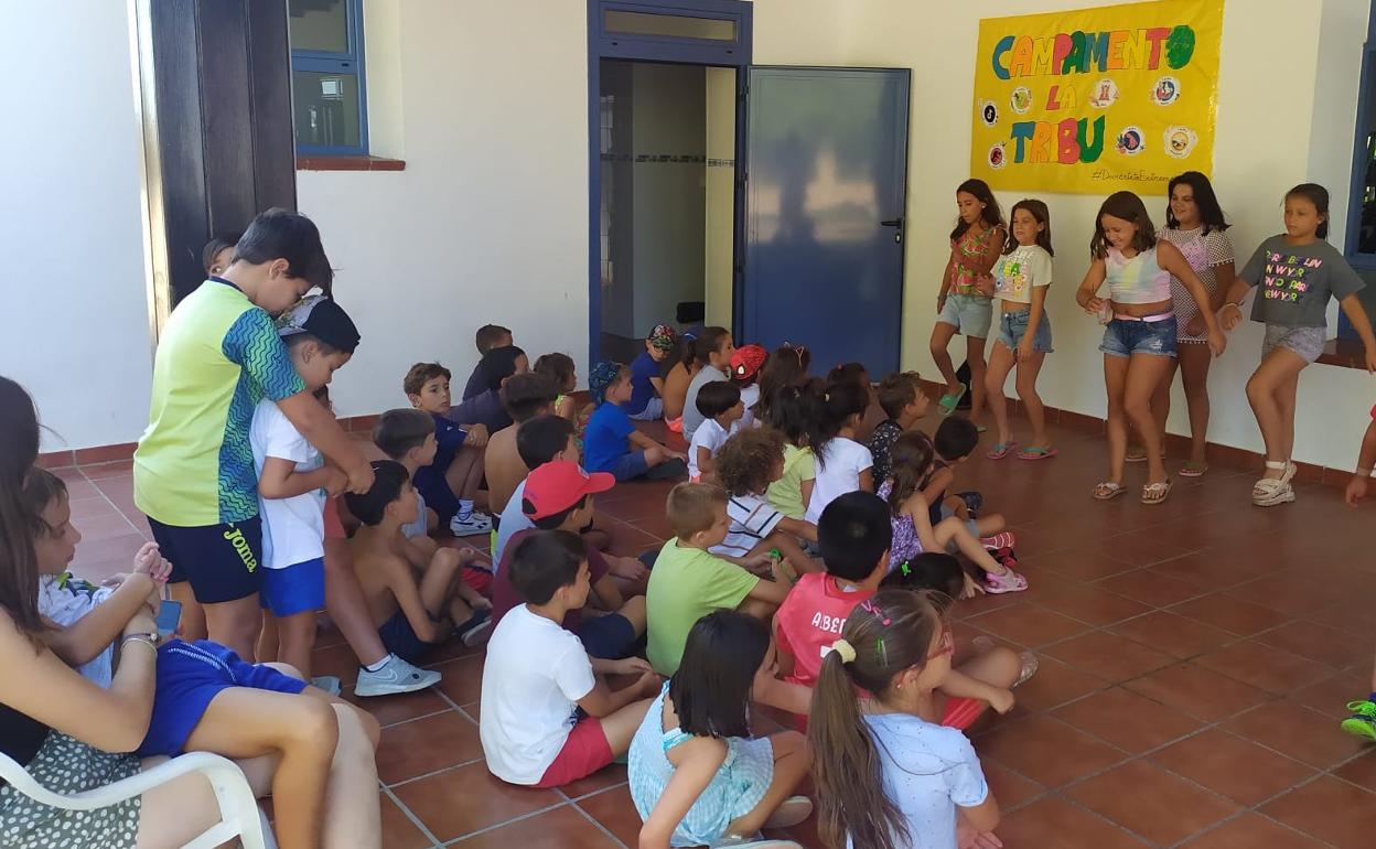 Fiesta final del campamento de verano