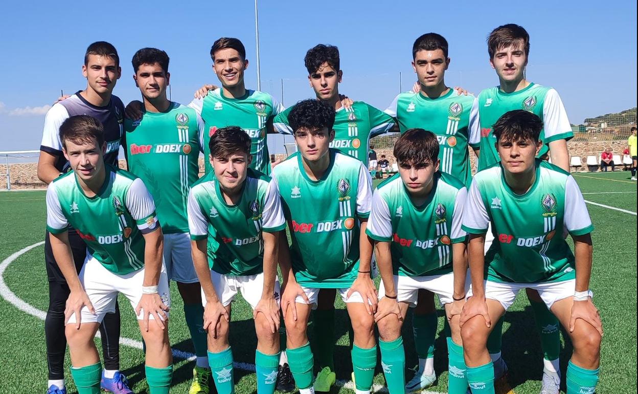 Segunda División Extremeña Juvenil: Los juveniles siguen a lo suyo y se colocan líder tras golear por ¡13 – 0!