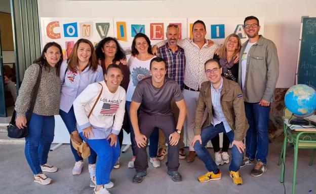 Imagen principal - Algunas imágenes de la convivencia