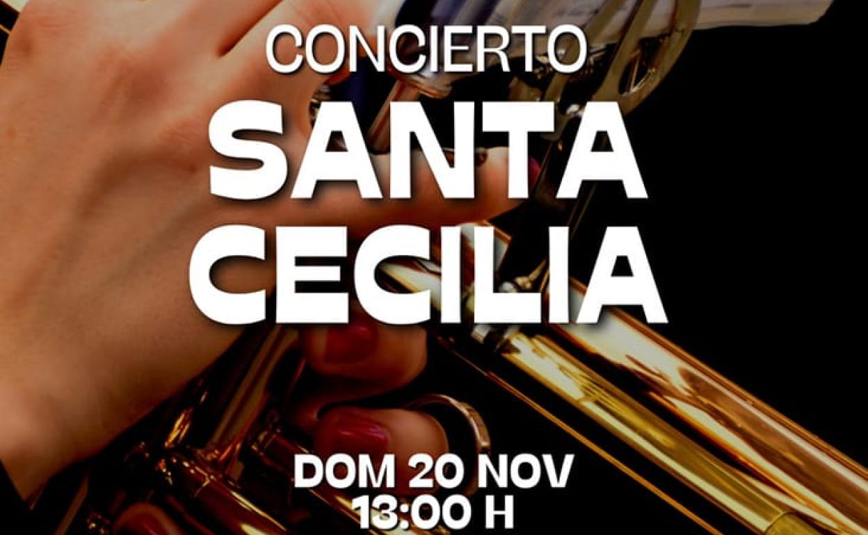 Cartel del Concierto de Santa Cecilia