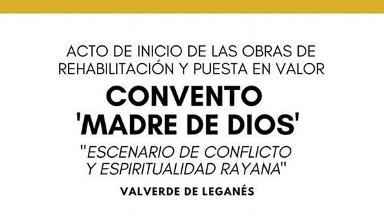 Este domingo comienzan las obras de rehabilitación del Convento 'Madre de Dios'