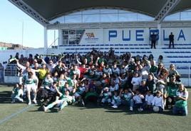 Ćelebración del campeonato de liga en Puebla de la Calzada