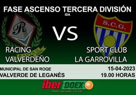 Esta tarde el Racing Valverdeño afronta el partido de ida en la fase de ascenso