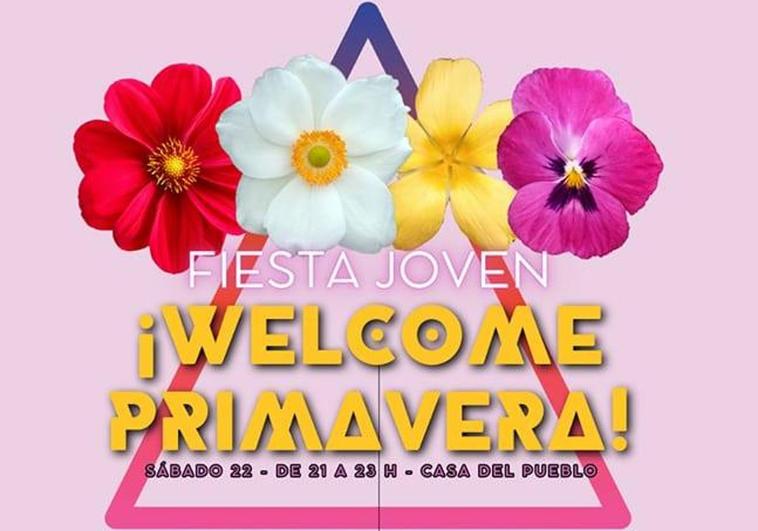 A las 21.00 horas comienza la Fiesta Joven &#039;Welcome Primavera&#039;