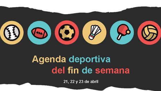 Agenda deportiva para este fin de semana