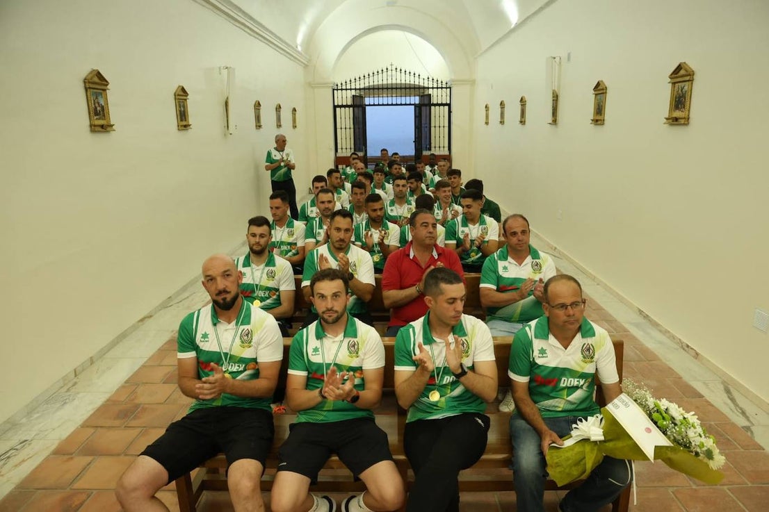 Recibimiento del Ayuntamiento al Racing Valverdeño