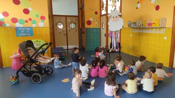 En la guardería también celebraron la Trashumancia