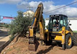 Trabajos en la calle Carrera