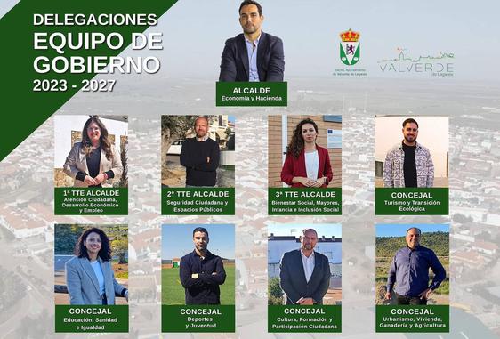 Presentadas las delegaciones del nuevo equipo de gobierno