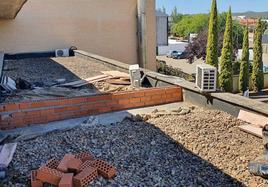 Obras en el IES 'Campos de San Roque'