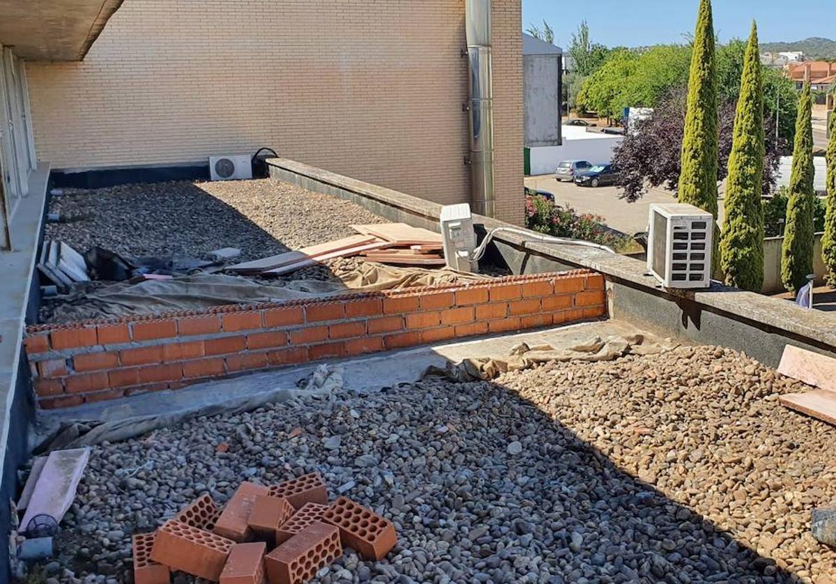 Obras en el IES 'Campos de San Roque'