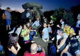 Visita nocturna al Dolmen El Rebellao I