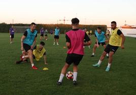 Primer entrenamiento del equipo