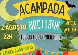 Esta noche es la acampada nocturna en el Municipal 'La Era'