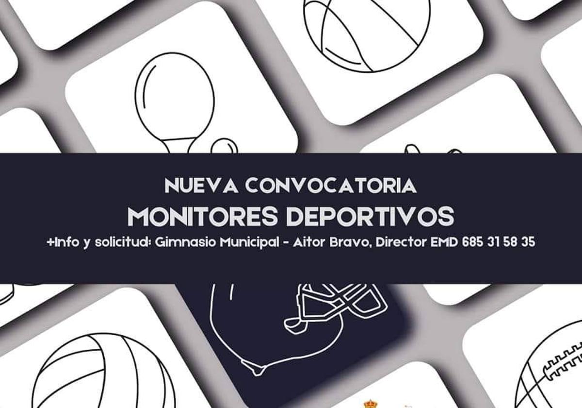 Lista una nueva convocatoria de monitores deportivos