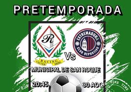 El Racing Valverdeño recibe esta tarde al CD Extremadura