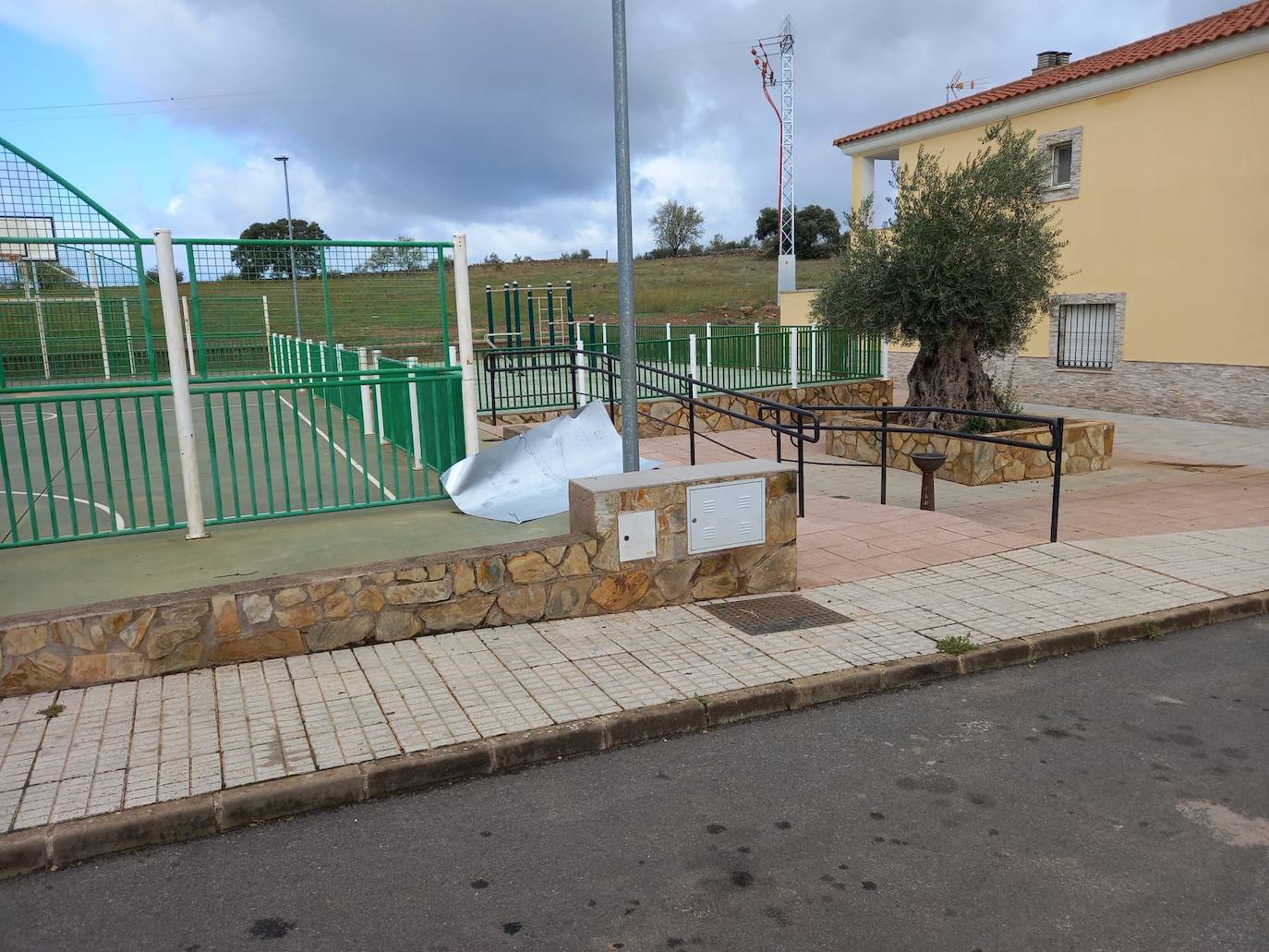 Borrasca Aline en Valverde de Leganés