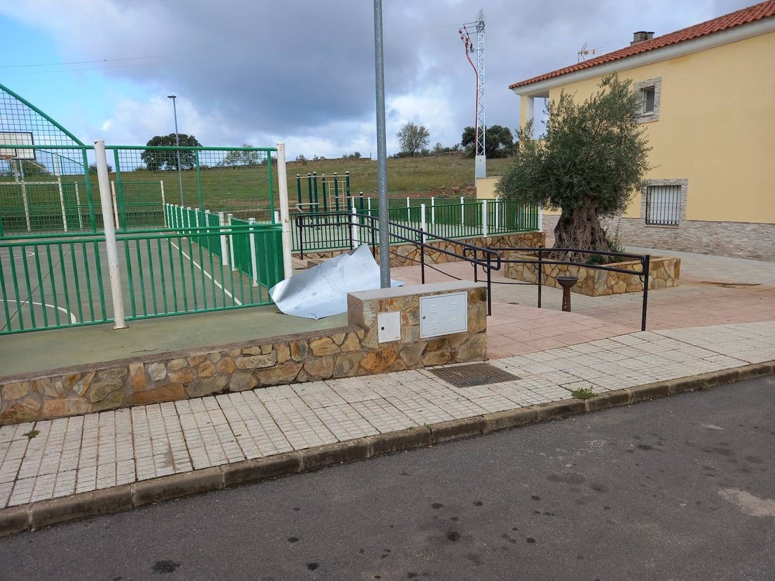 Borrasca Aline en Valverde de Leganés
