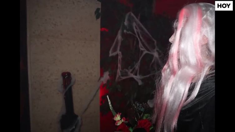 Risas y sustos en el pasaje del terror de Halloween